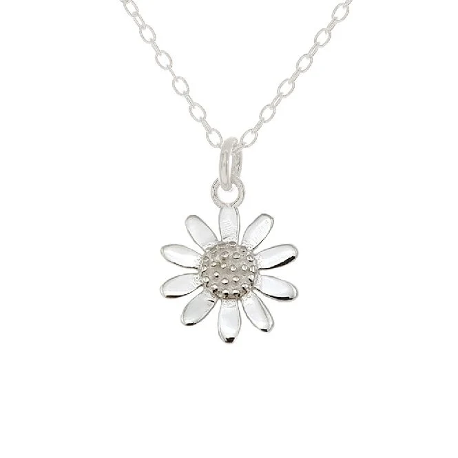 Daisy Necklace in Sterling Silver
