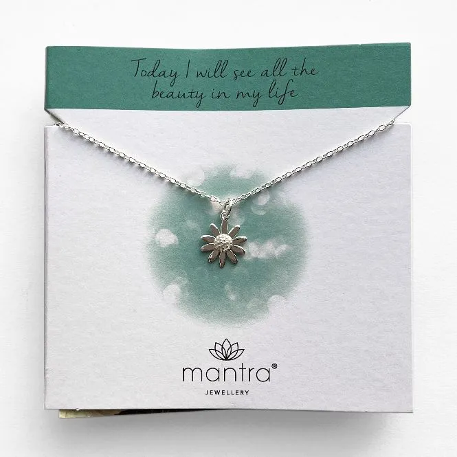 Daisy Necklace in Sterling Silver