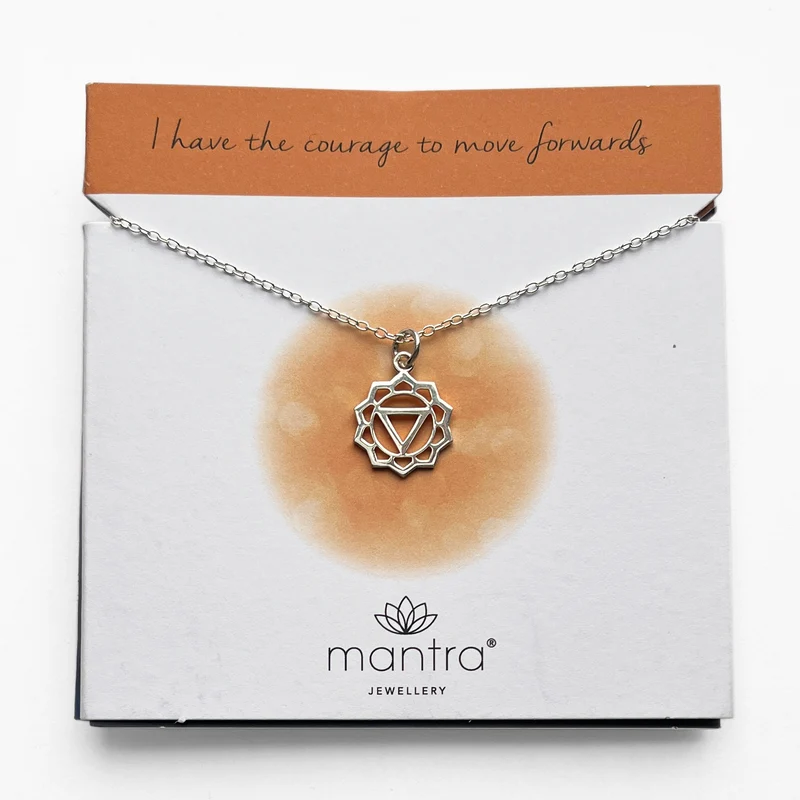 Solar Plexus Chakra Necklace in Sterling Silver