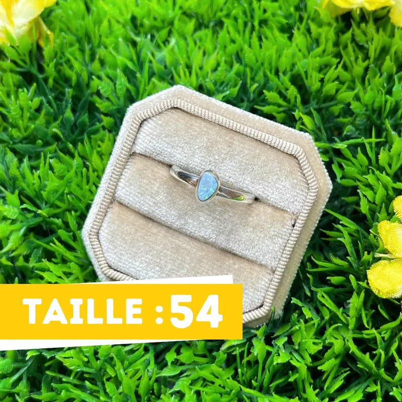 Australischer Opal-Silberring Nr. 17
