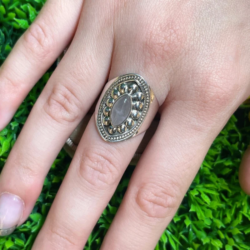 Rosenquarzring #4
