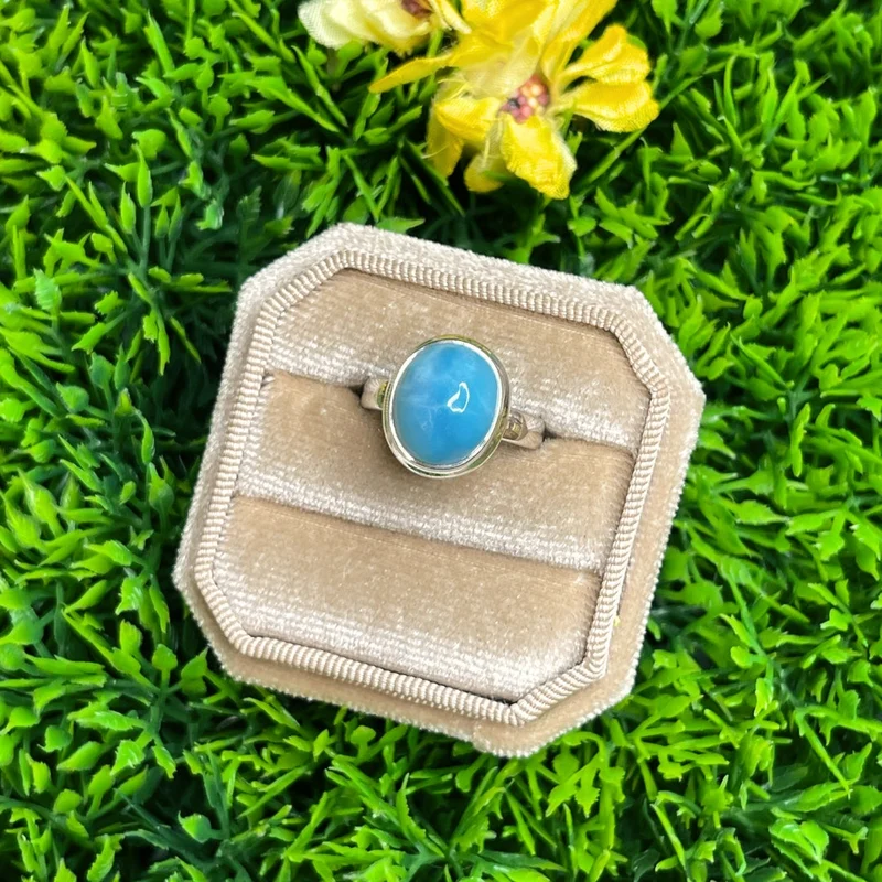 Larimar-Silberring #52