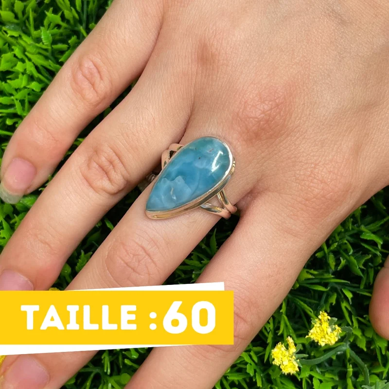 Larimar-Silberring #55