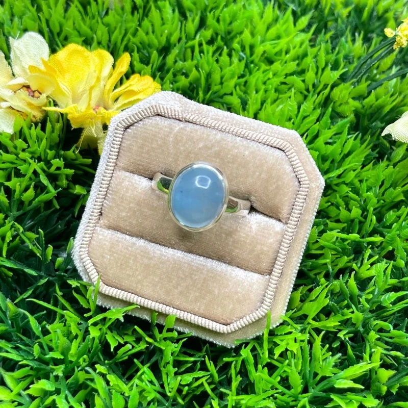 Aquamarin-Silberring #17