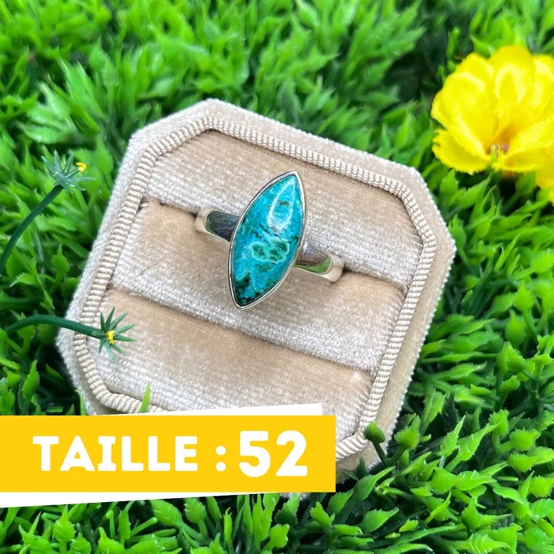 Chrysokoll-Malachit-Ring #5