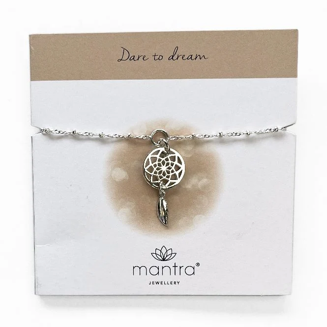 Dreamcatcher Charm Bracelet in Sterling Silver