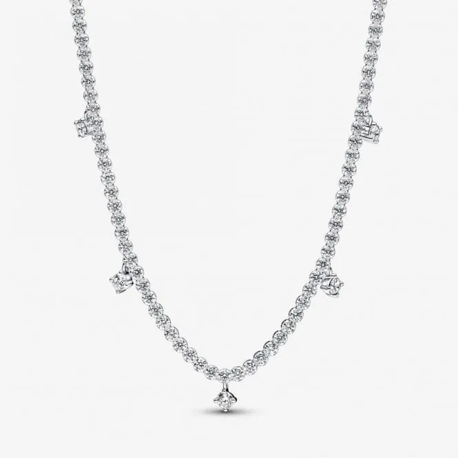 Sparkling Drop Collier Necklace, 43cm