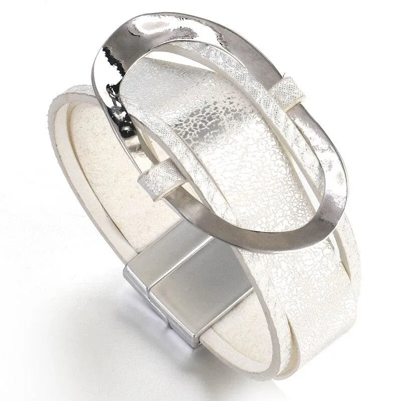 Armband Jahr 80 Weiß