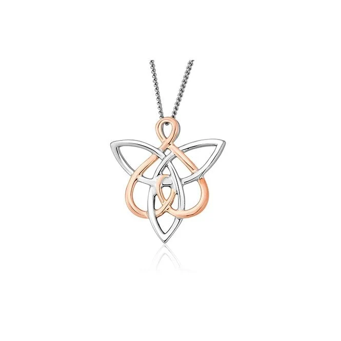 Fairies of the Mine Silver Pendant Necklace