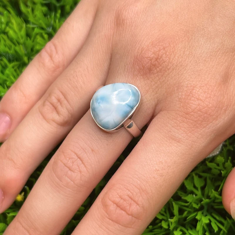 Larimar-Silberring #120