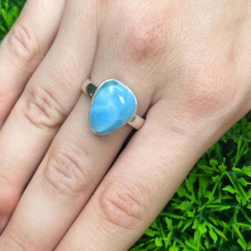 Larimar-Silberring #106
