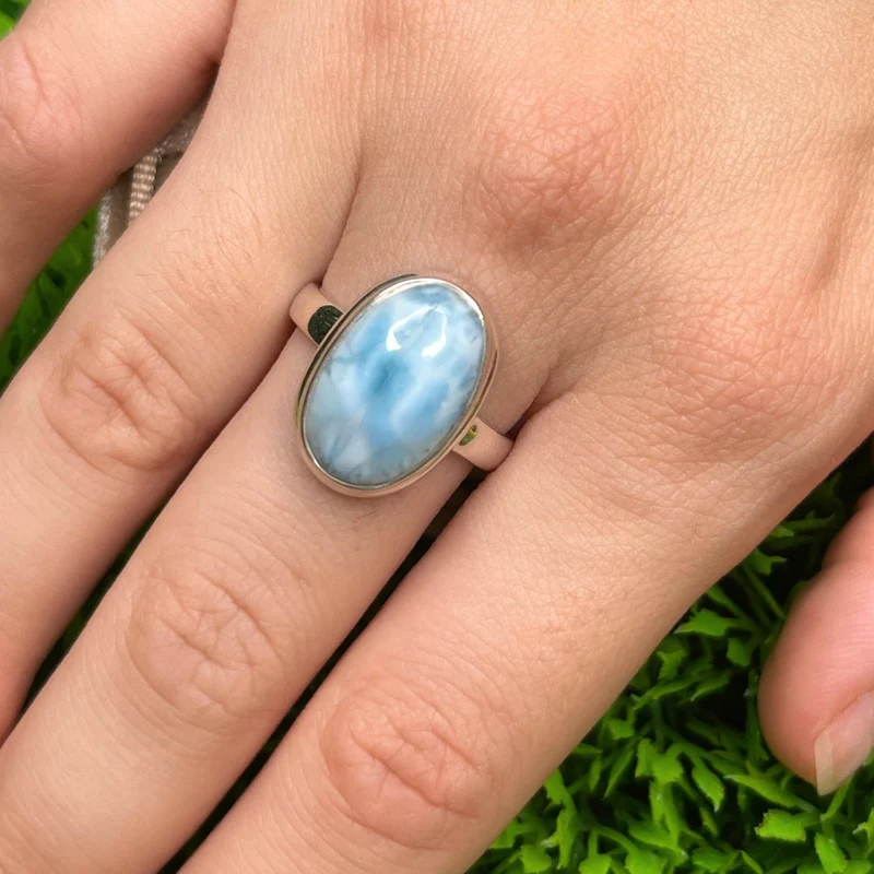 Larimar-Silberring #108