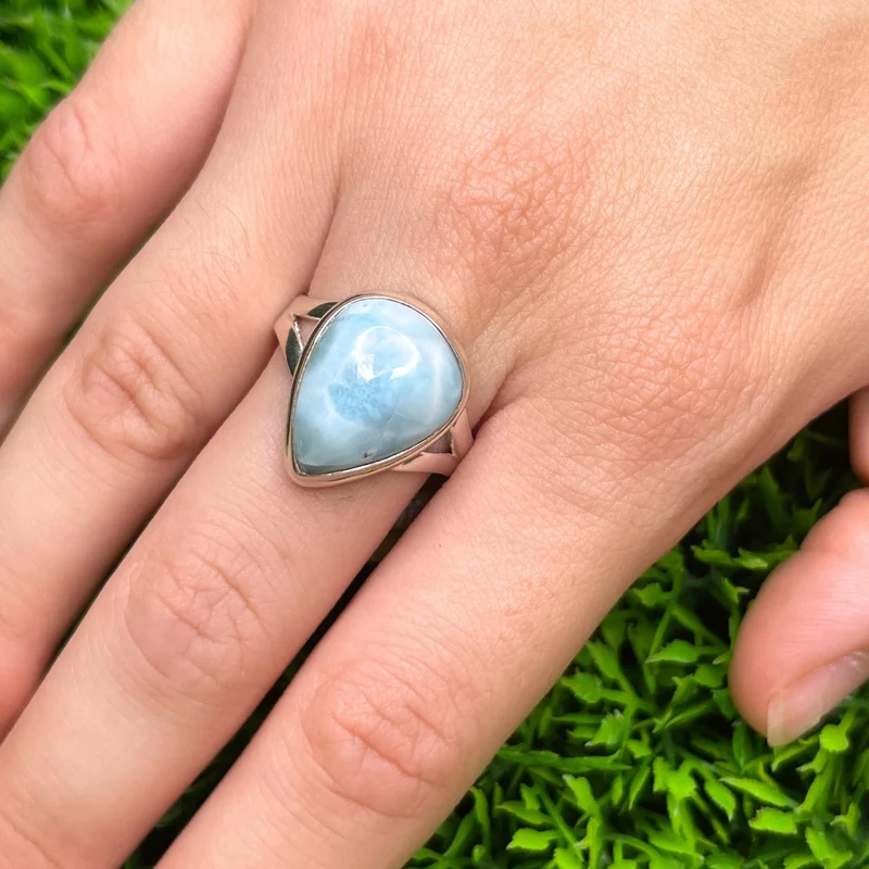 Larimar-Silberring #121