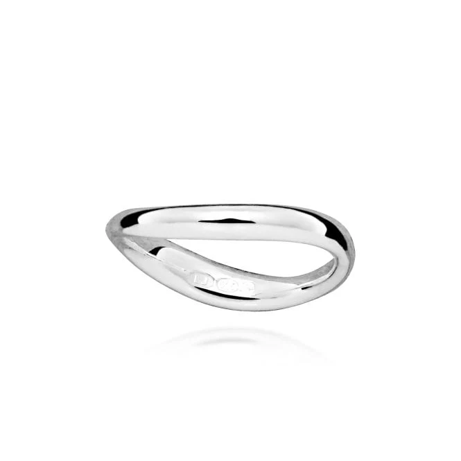 Light The Way Silver Ring, Size 59