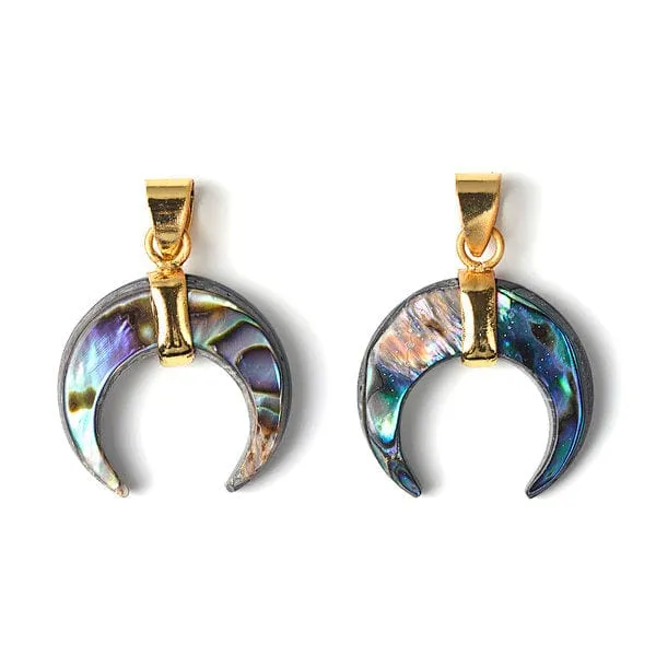 Abalone-Muschel-Horn-Anhänger