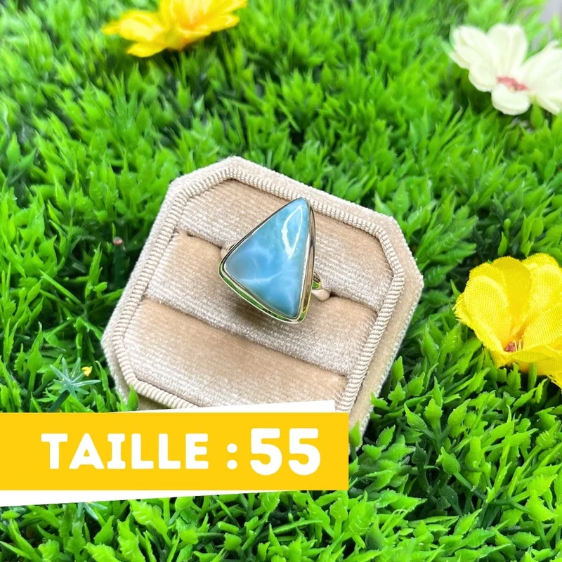 Larimar-Silberring #38