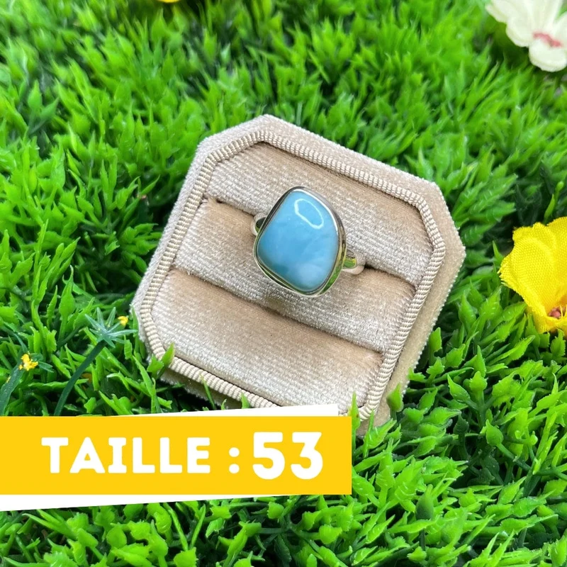 Larimar-Silberring #28
