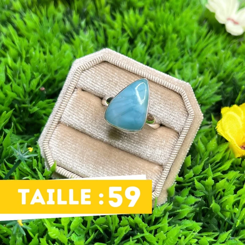 Larimar-Silberring #35