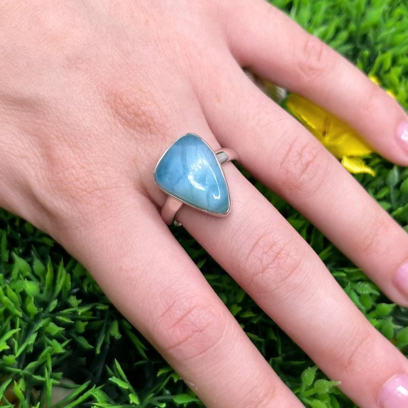 Larimar-Silberring #35