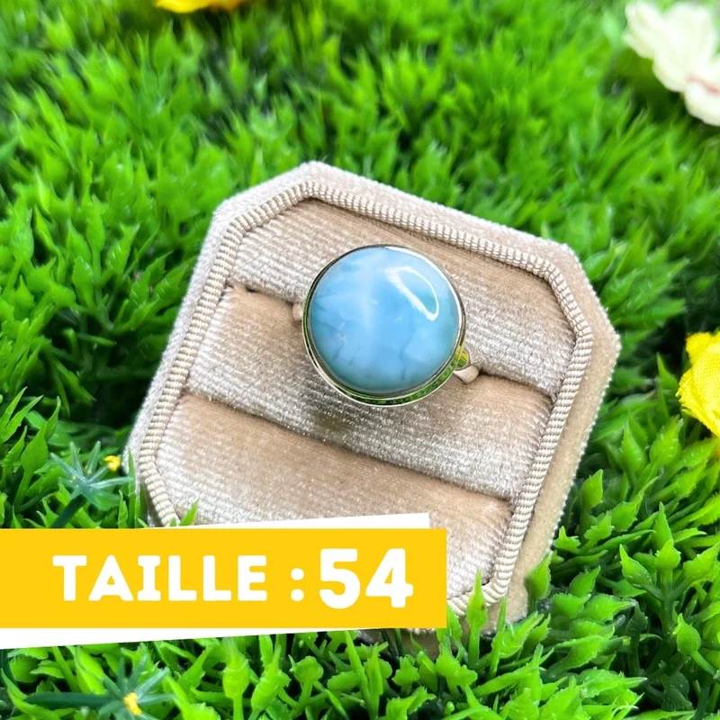 Larimar-Silberring #25