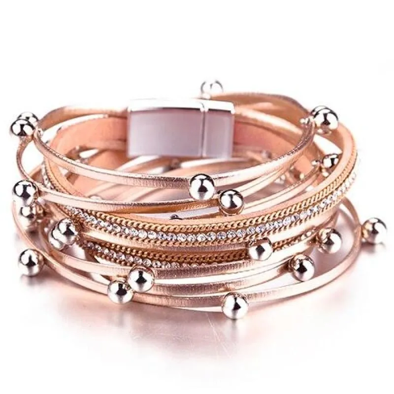 Vintage Rosa Armband