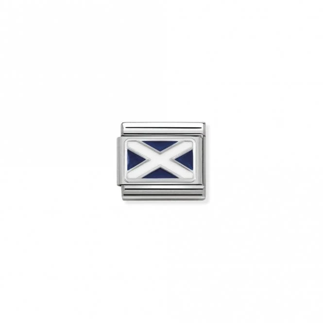 Classic Silver Scotland - Saltire Travel Charms