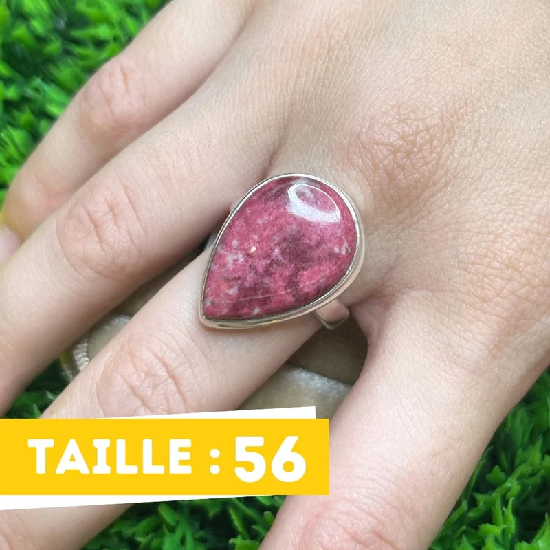 Thulit-Silberring #28