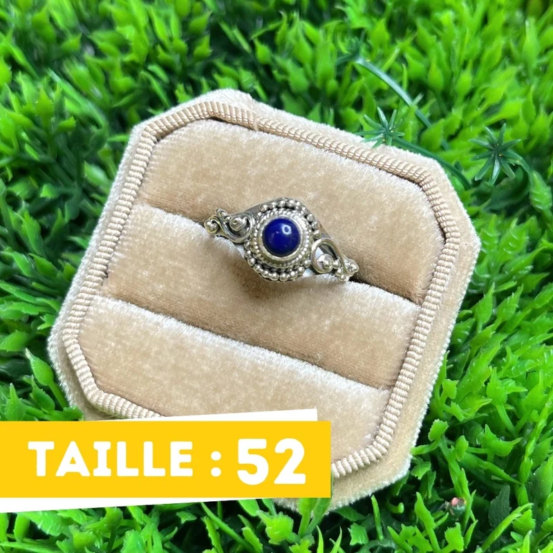 925 Silberring Lapislazuli #17