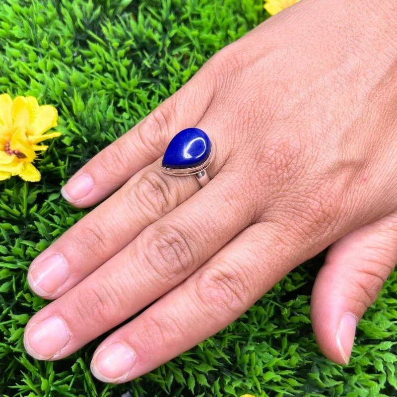 Lapislazuli-Silberring #3