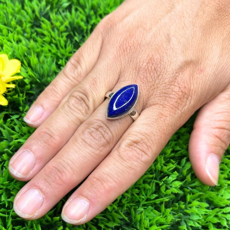 Lapislazuli-Silberring #19