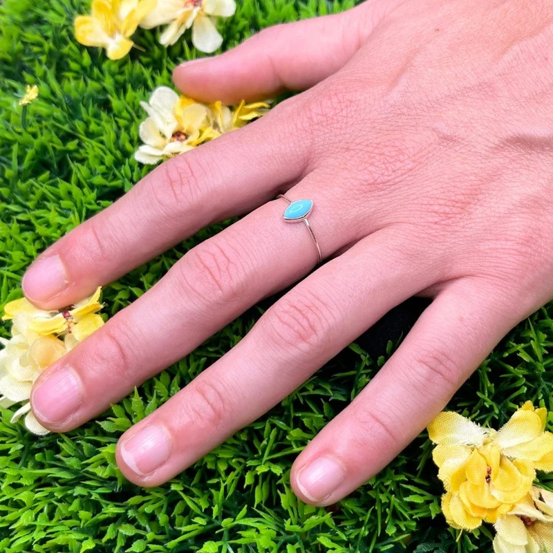 Kingman-Türkis-Silberring