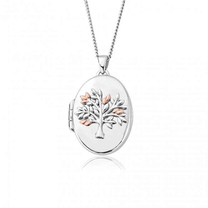 Tree of Life Silver Engravable Locket