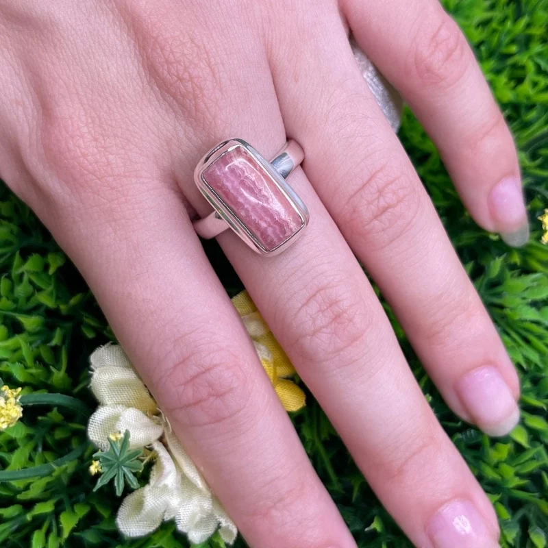 Rhodochrosit-Silberring #7