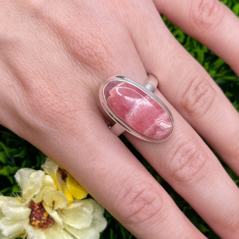Rhodochrosit-Silberring #31