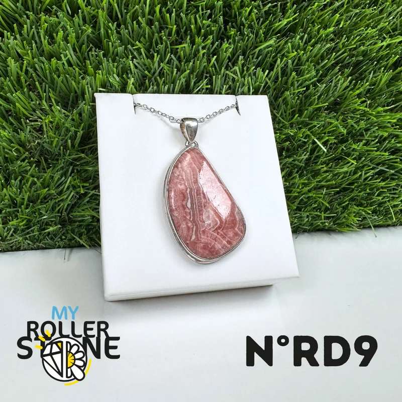 Rhodochrosit-Silberanhänger #9