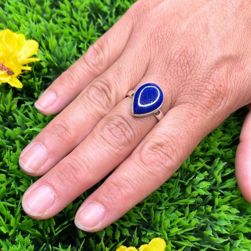 Lapislazuli-Silberring #11