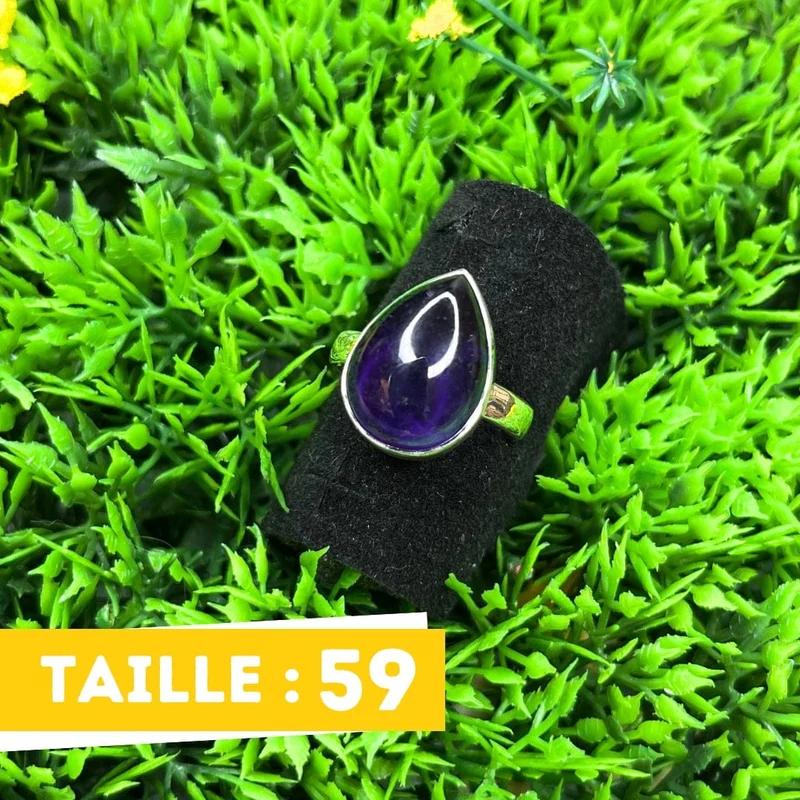 Amethyst-Silberring #11