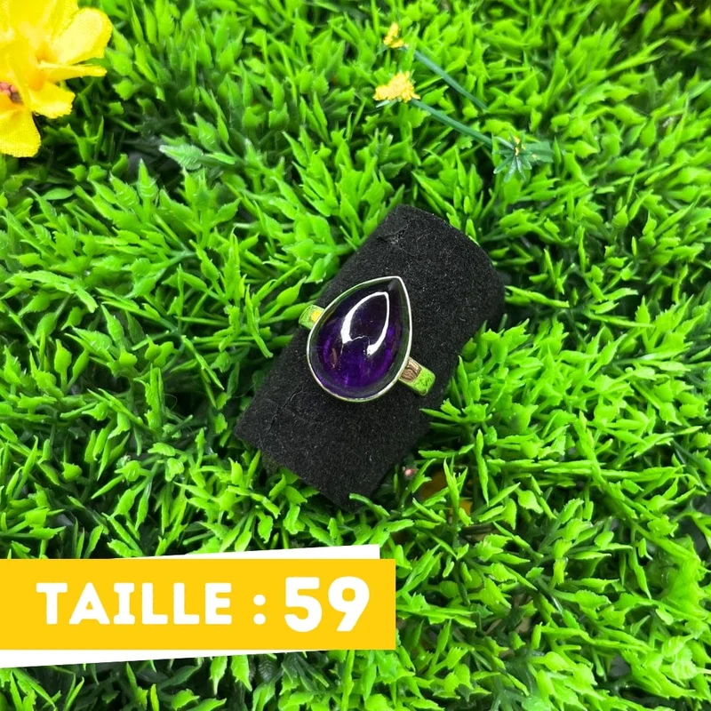Amethyst-Silberring #18