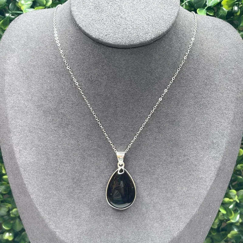 Silberner Onyx-Anhänger #9
