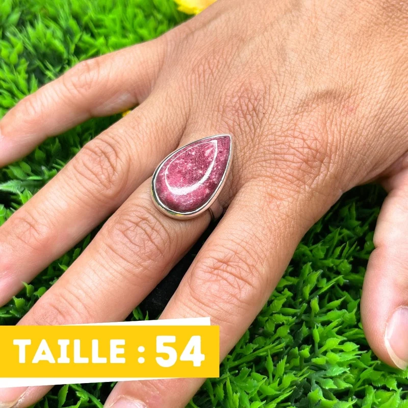 Thulit-Silberring #7