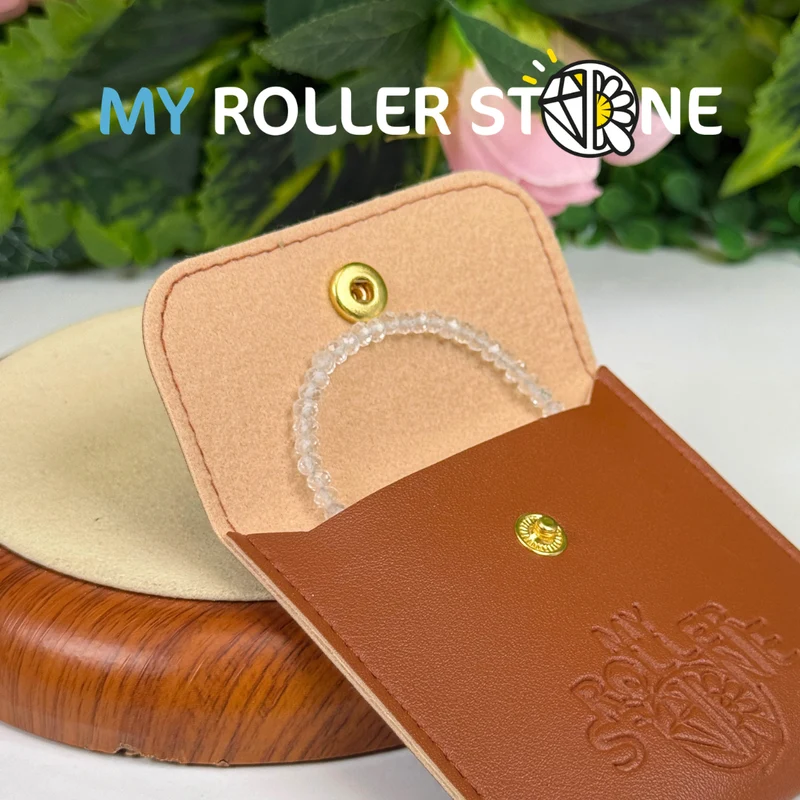 Bergkristallarmband mit Edelstahlverschluss