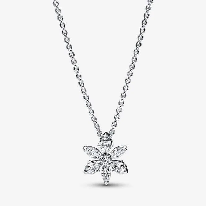 Sparkling Herbarium Cluster Pendant Necklace, 45cm