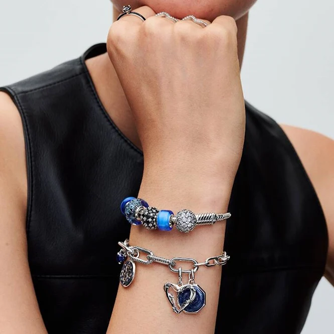 ME Silver Small Link Chain Bracelet, 16cm