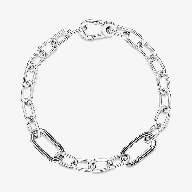 ME Silver Small Link Chain Bracelet, 16cm
