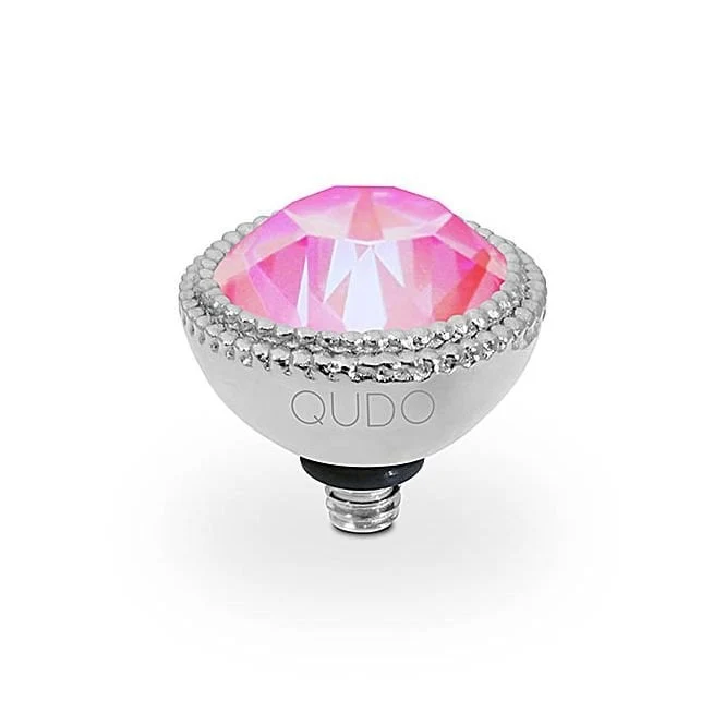 Fabero Silver and Lotus Pink Delite Ring Gem Top, 11mm