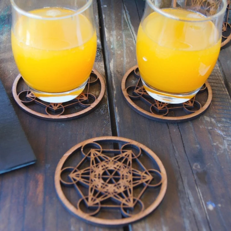 Metatrons Würfel aus Holz