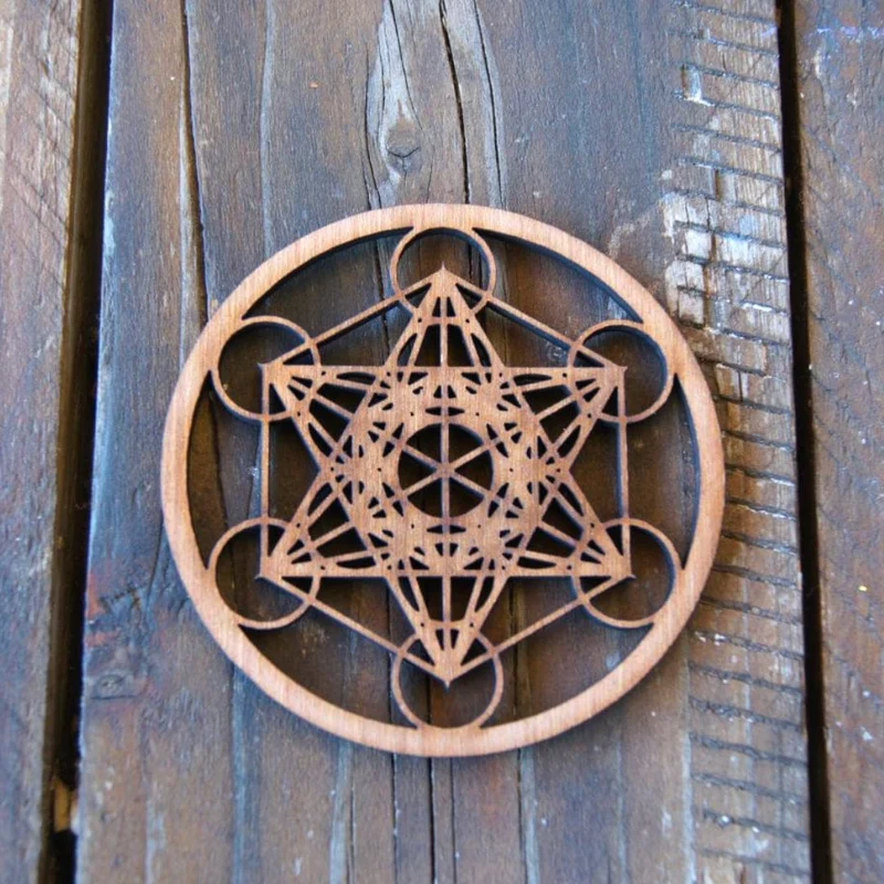 Metatrons Würfel aus Holz