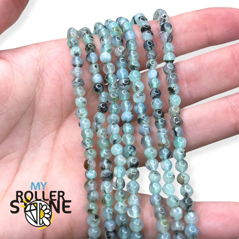 Peruanische blaue Opalperle 3A