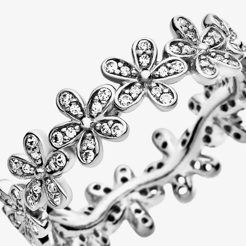 Daisy Flower Ring, Size 54