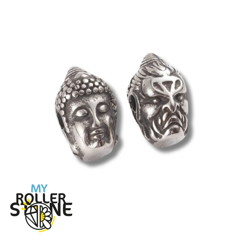 Doppelseitige Buddha-Perle